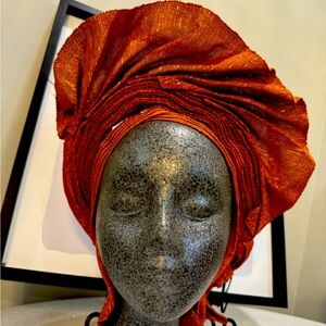 African Gele Headtie - modern shape, Easy to wear - Colors available!